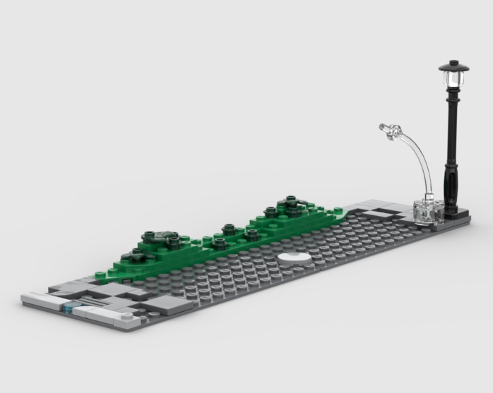 Add-On: Endcap for 76294&nbsp;X-Men: The X-Mansion