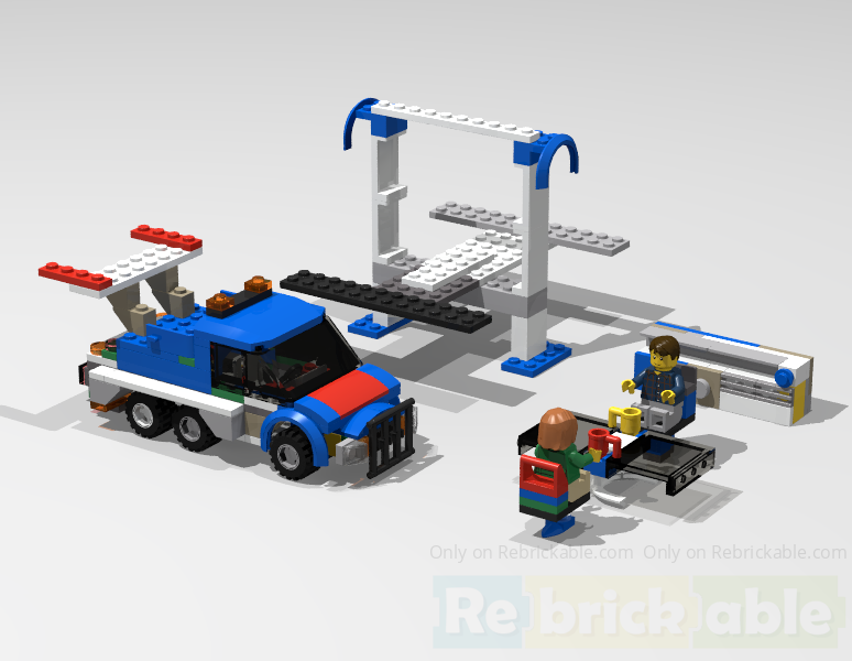 60117 6-Wheeled Race Truck