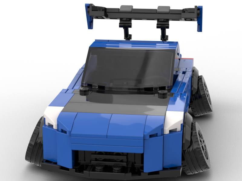 Blue Nissan 350z Drift