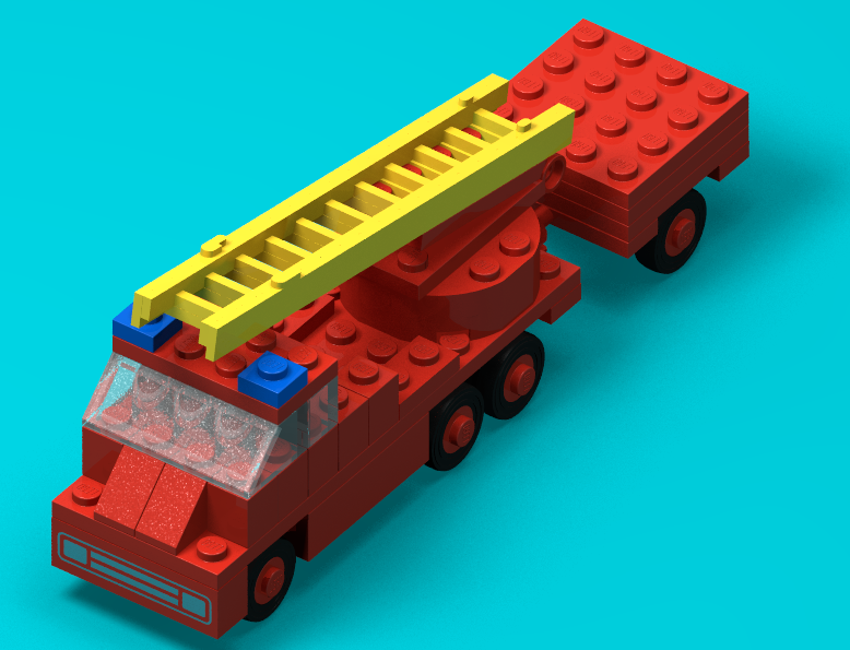 640-1 - RELOOKED FIRE TRUCK