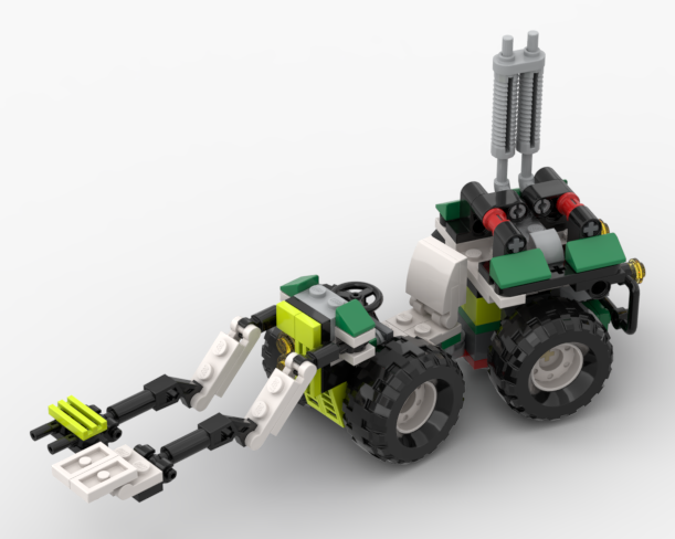Folding arm rover