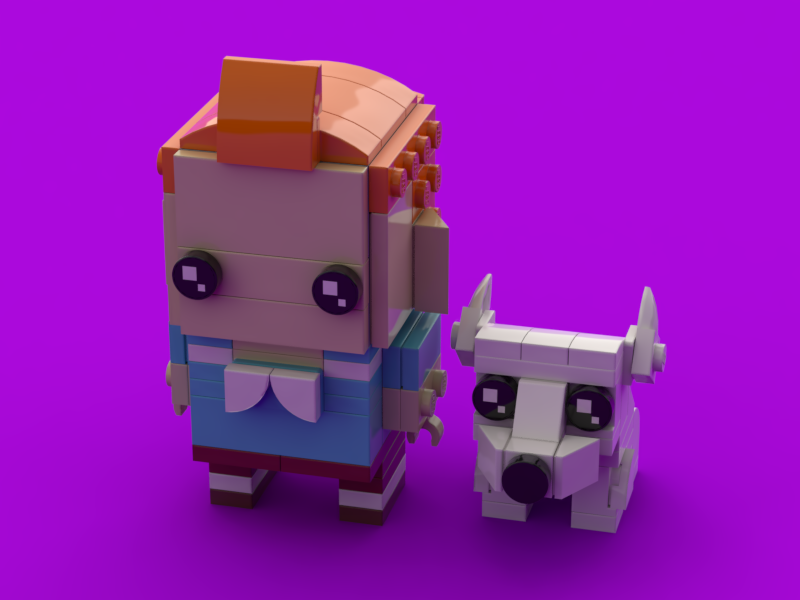 Tintin &amp; Snowy Brickheadz