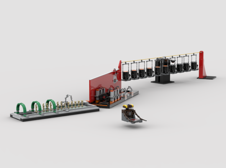 Geonosis Battle Droid Foundry MOC