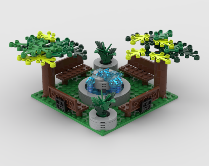 The Fountain in the Park