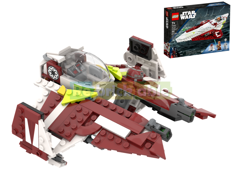 Ahsoka's Eta-2 Actis-Class Light Interceptor with Side Build (75333 Alternate Build)