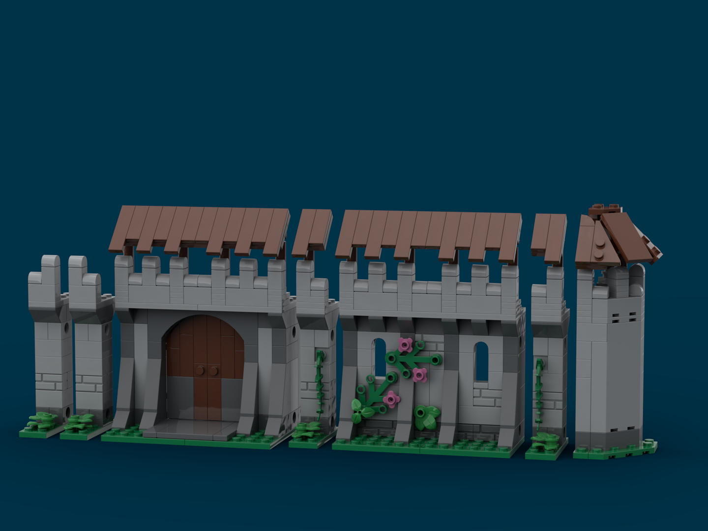 Modular Castle Walls and connectors