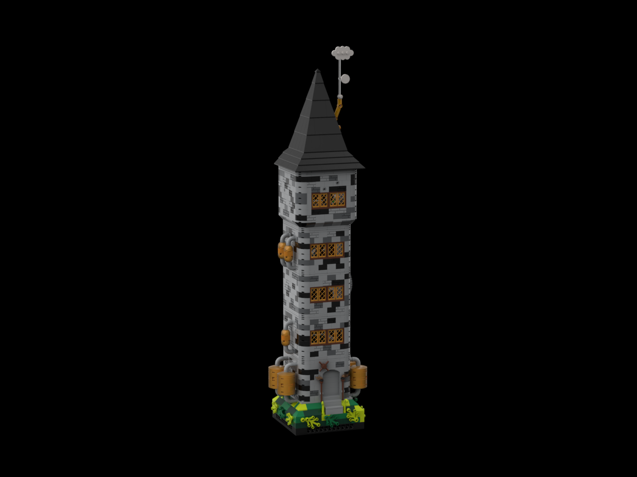 Dark Steampunk Tower