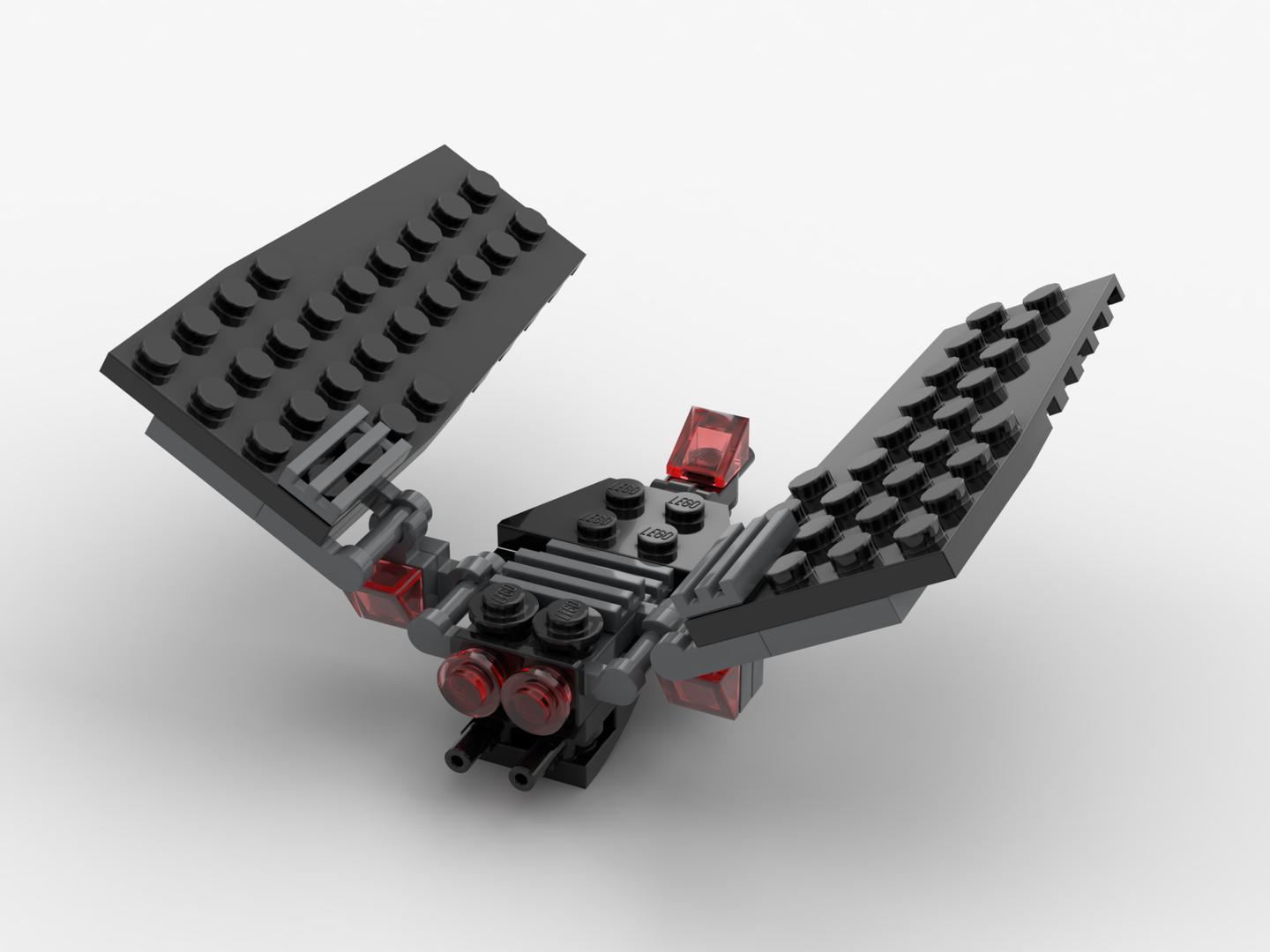 Deep Space Bat Fighter Jet