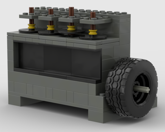 Inline 4 vacuum engine