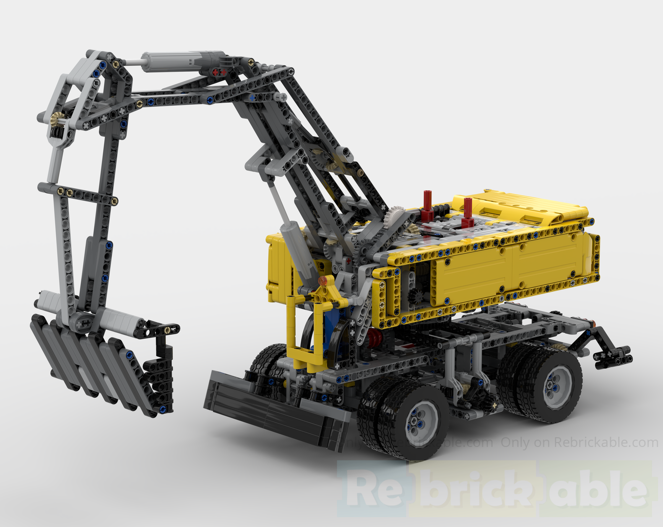 Wheeled Excavator (42009 Alternate)