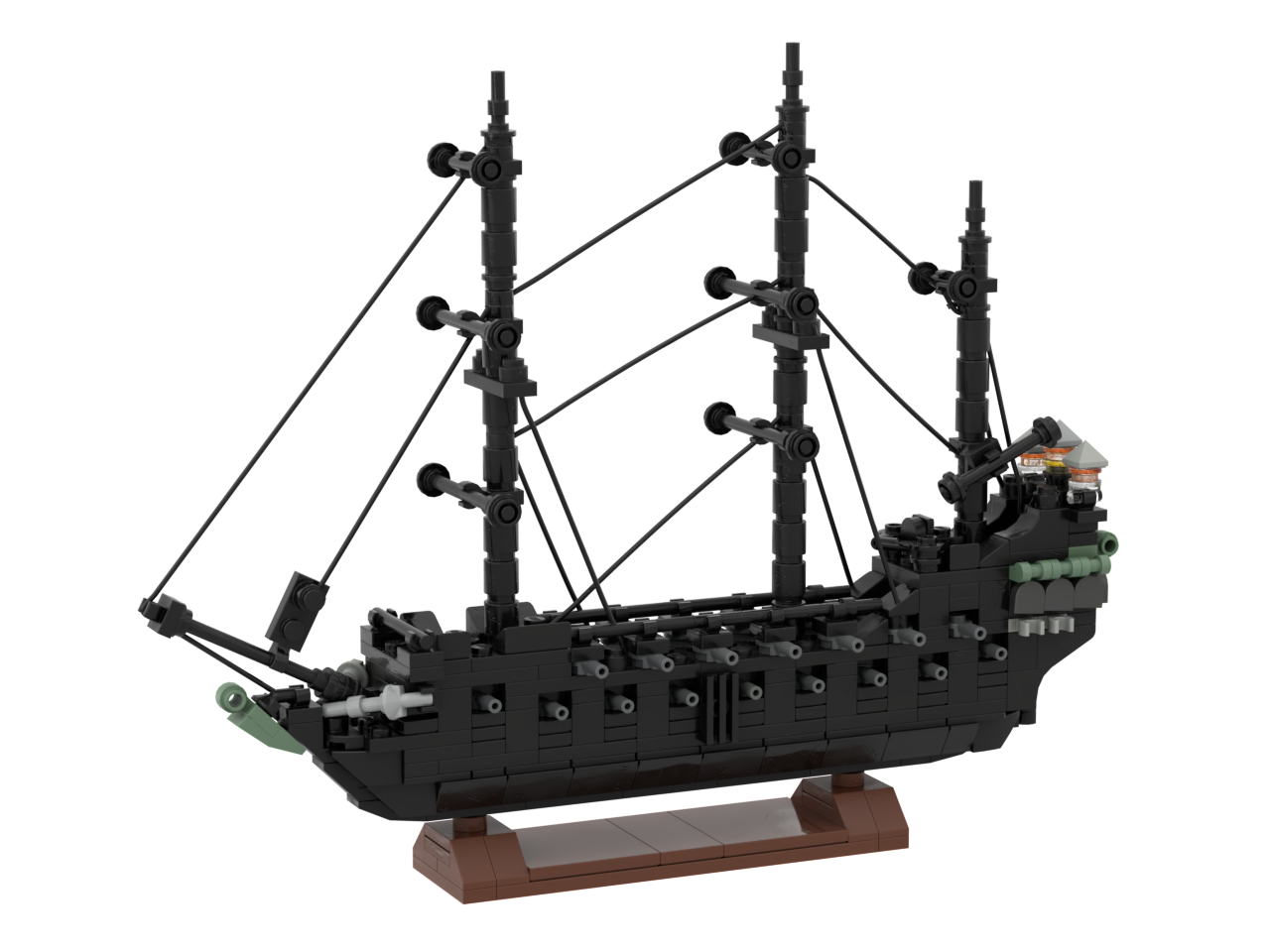 The Black Pearl – Fabric Sails Edition