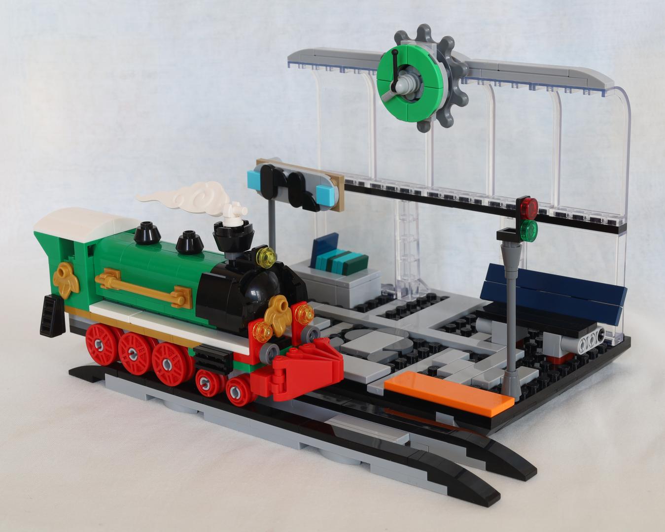 Train station for Winter Holiday Train (40700)