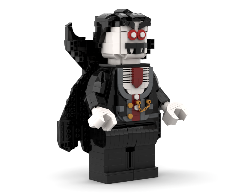 Lord Vampire Upscaled Minifig (Maxifig)
