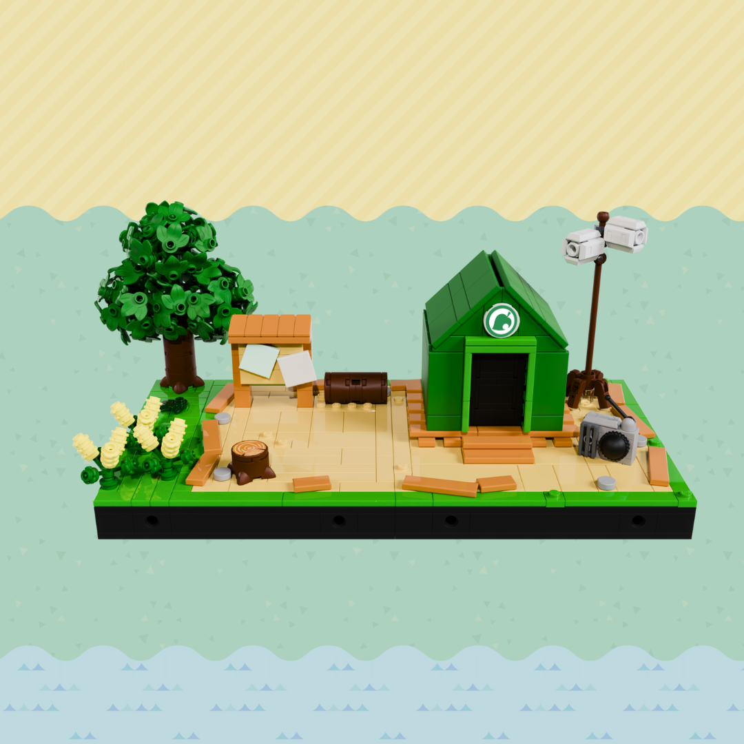 Animal Crossing Resident Services Tent (Modular)