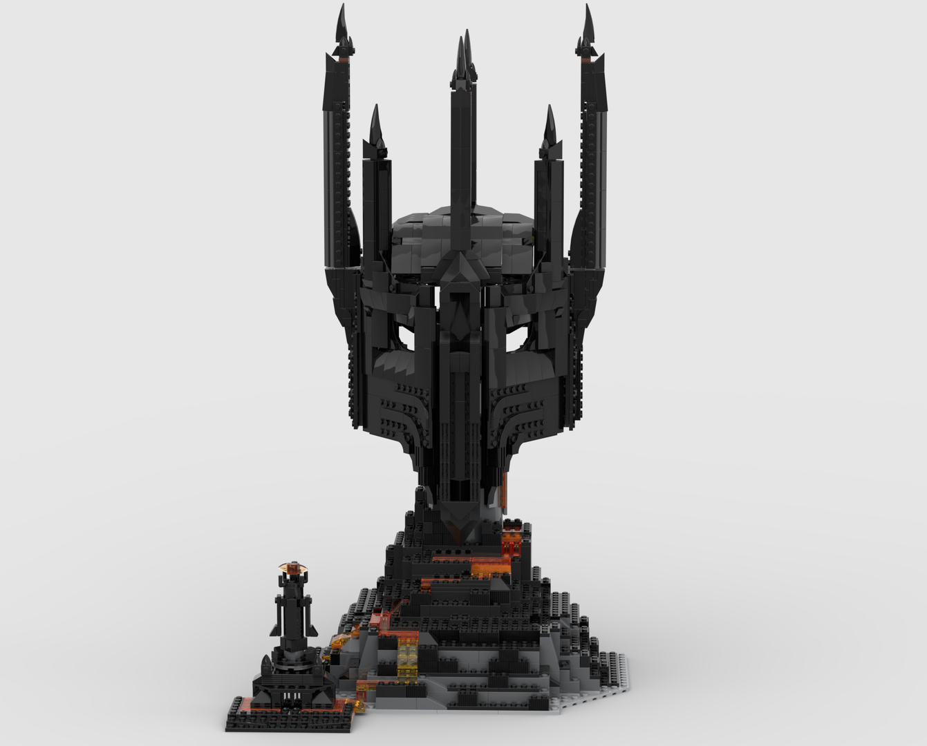 Sauron's Helmet – Mount Doom Display