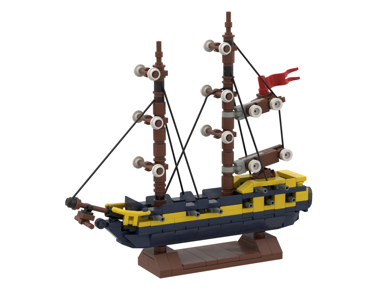 HMS Interceptor – Fabric Sails Edition