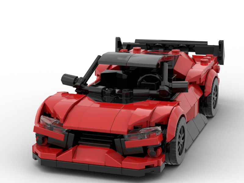 Red Valarra Corvette Body Kit
