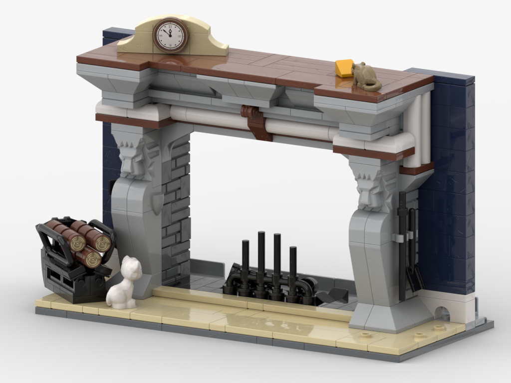 Fireplace Smartphone Holder