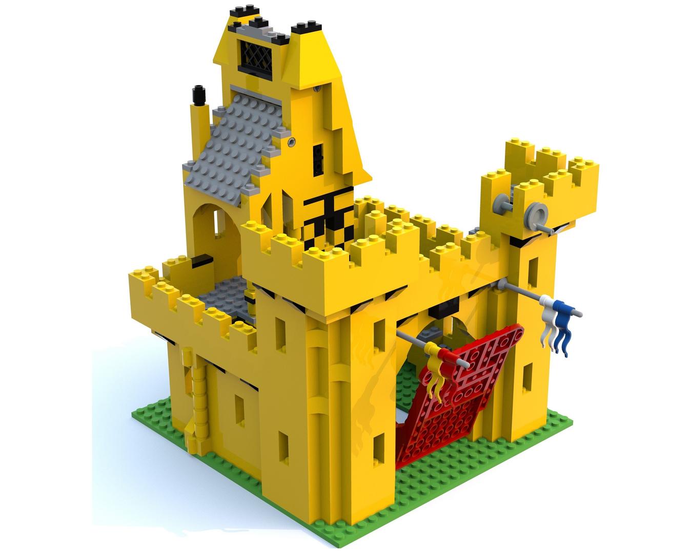 375-2 Classic Yellow Castle MOC #7