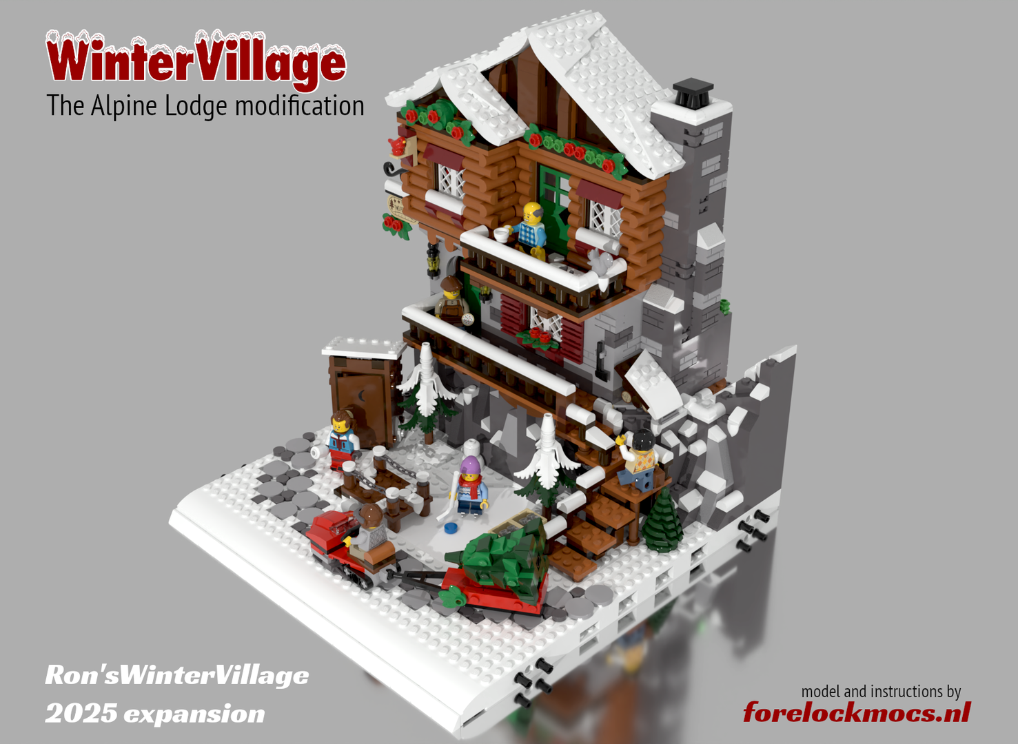 Alpine Lodge - Rons Winter Village 2025 expansion