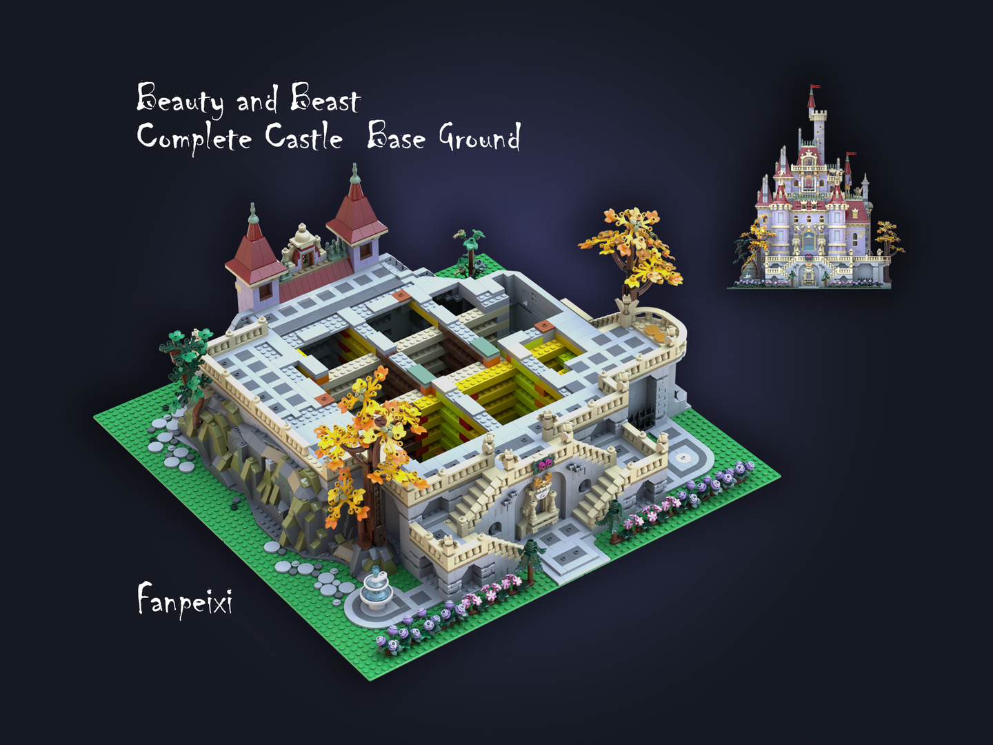 Beauty and Beast Castle Complete Base Ground