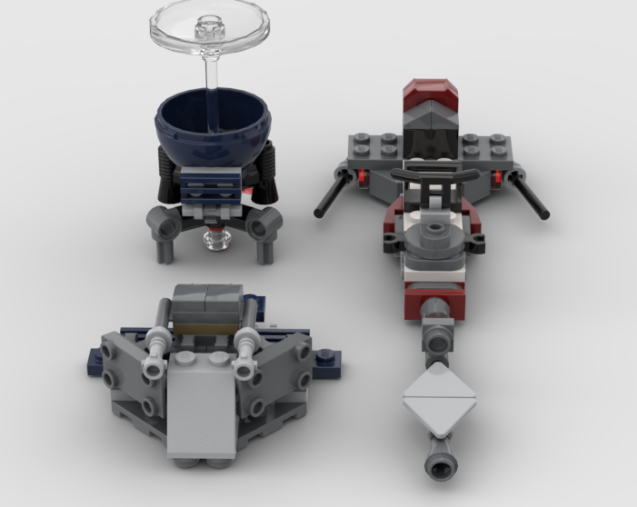 Hevy Speeder, Droid Turret and mini shield generator, Alt-build
