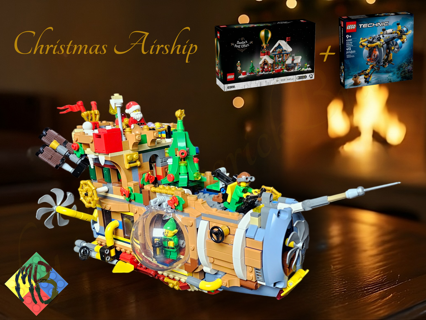 Christmas Airship (10339 and 42201 Alternate Build)