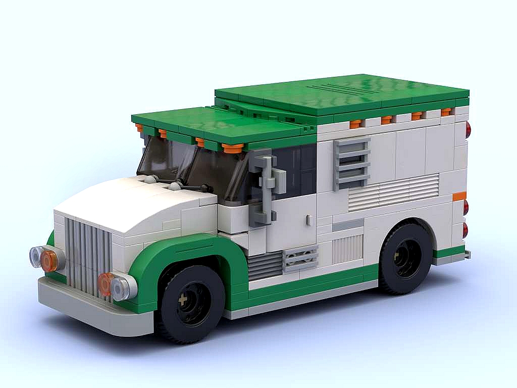 Armored Cash Transport $$$ in minifig scale (inspired by GTA V)