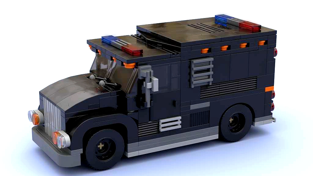 SWAT Truck in minifig scale