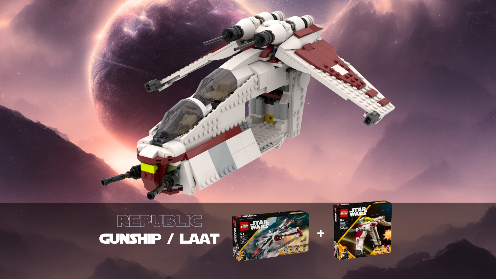 Republic Gunship /LAAT - 75402 + 75432 alternative