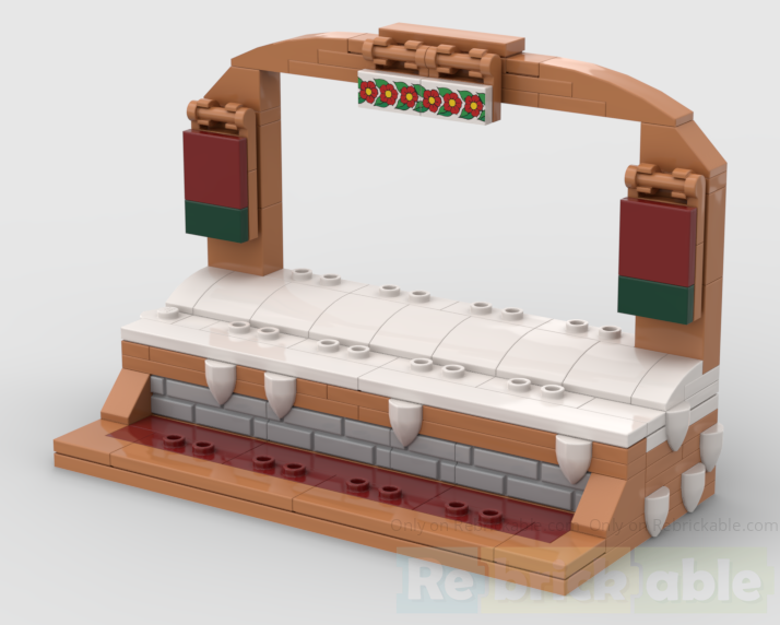 Minifigure Christmas Display Stand