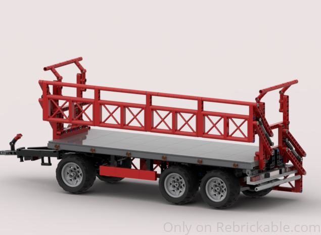 Bale trailer for Claas 42054 Xerion