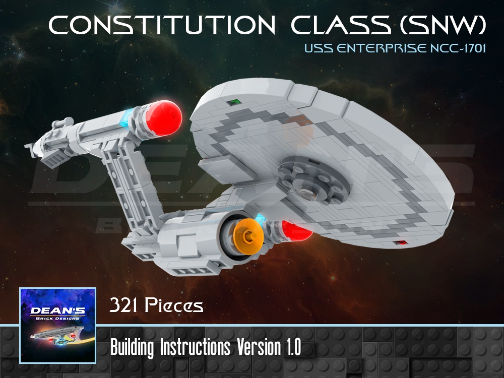 Constitution Class Starship - Star Trek Strange New Worlds Refit