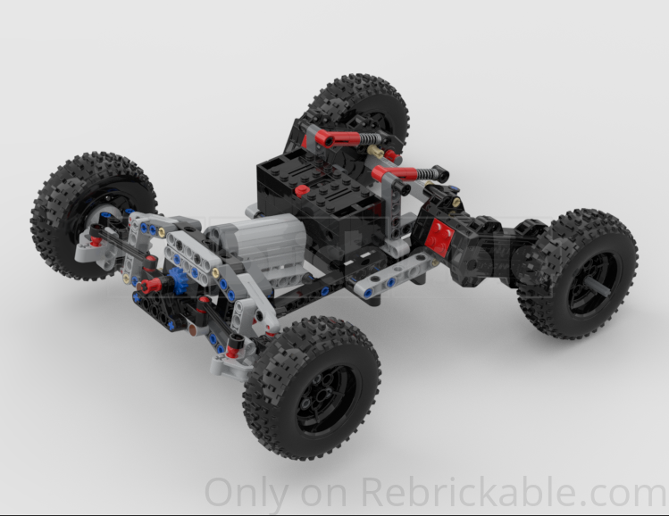 RC Trophy Truck Chassis (With BuWizz 3.0)