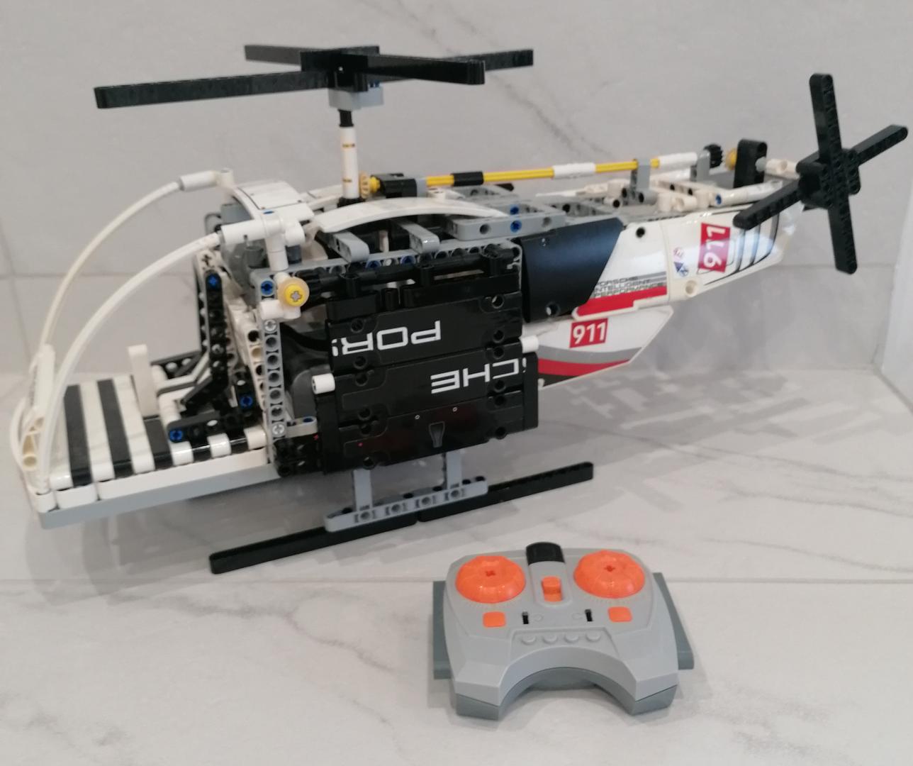 Lego 42096 helicopter