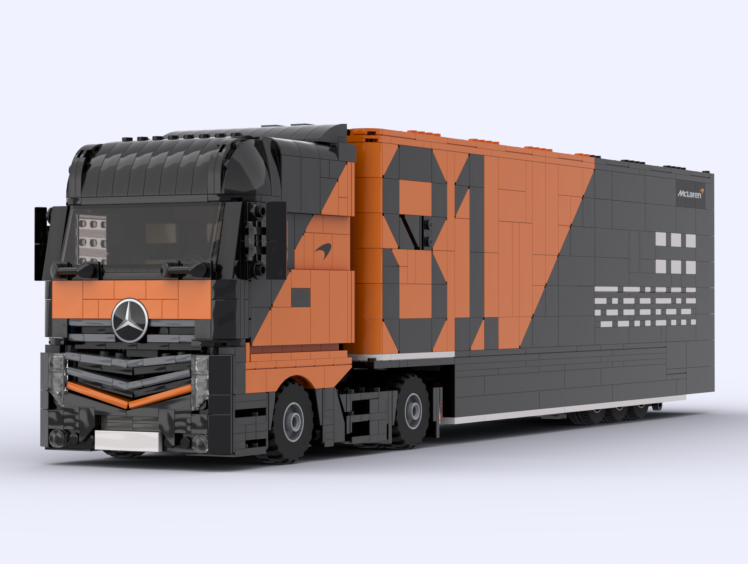 Oscar Piastri F1 Truck