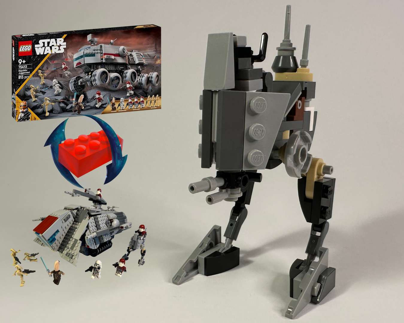 AT-RT - Republic Juggernaut 75413 alternate side build alternate build