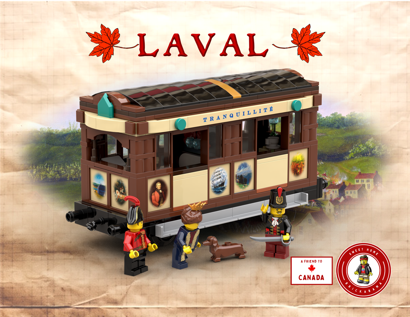 SHB Sister Steamers - Series #2: 1837 - Dignitary Wagon - "Tranquility / Tranquillité"