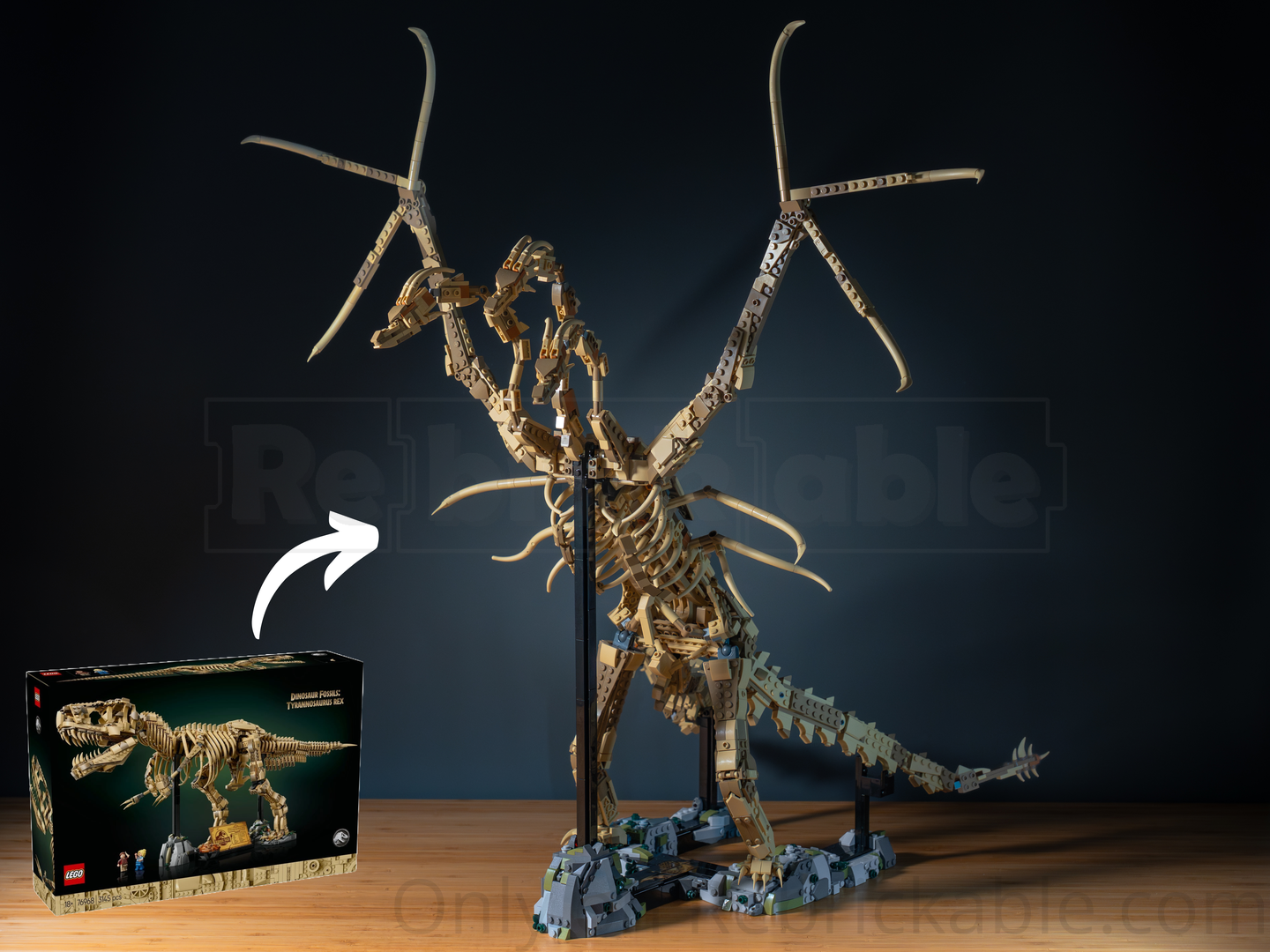 King Ghidorah Fossil (76968 Alternate Build)