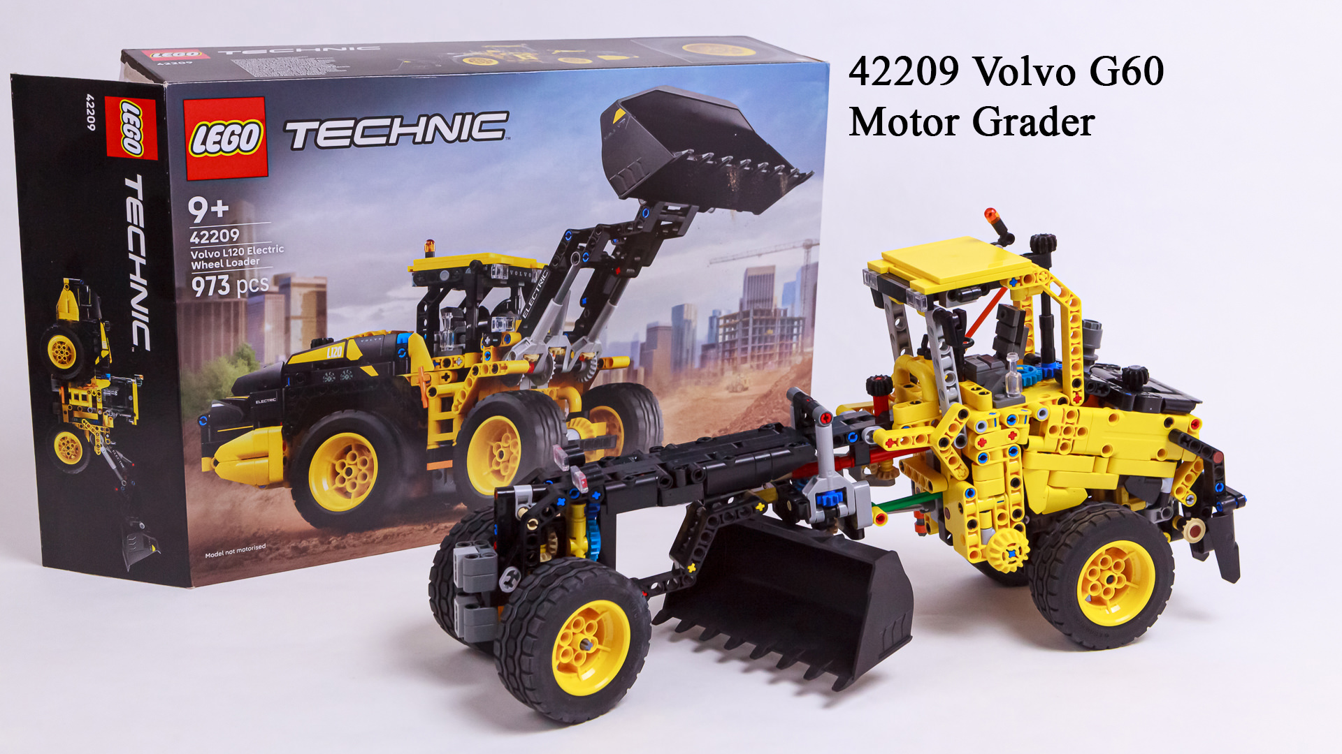 Volvo G60 Motor grader (42209 Volvo L120 Electric Wheel Loader b-model)