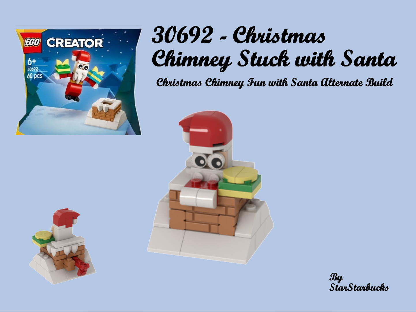 30692 - Christmas Chimney Stuck with Santa