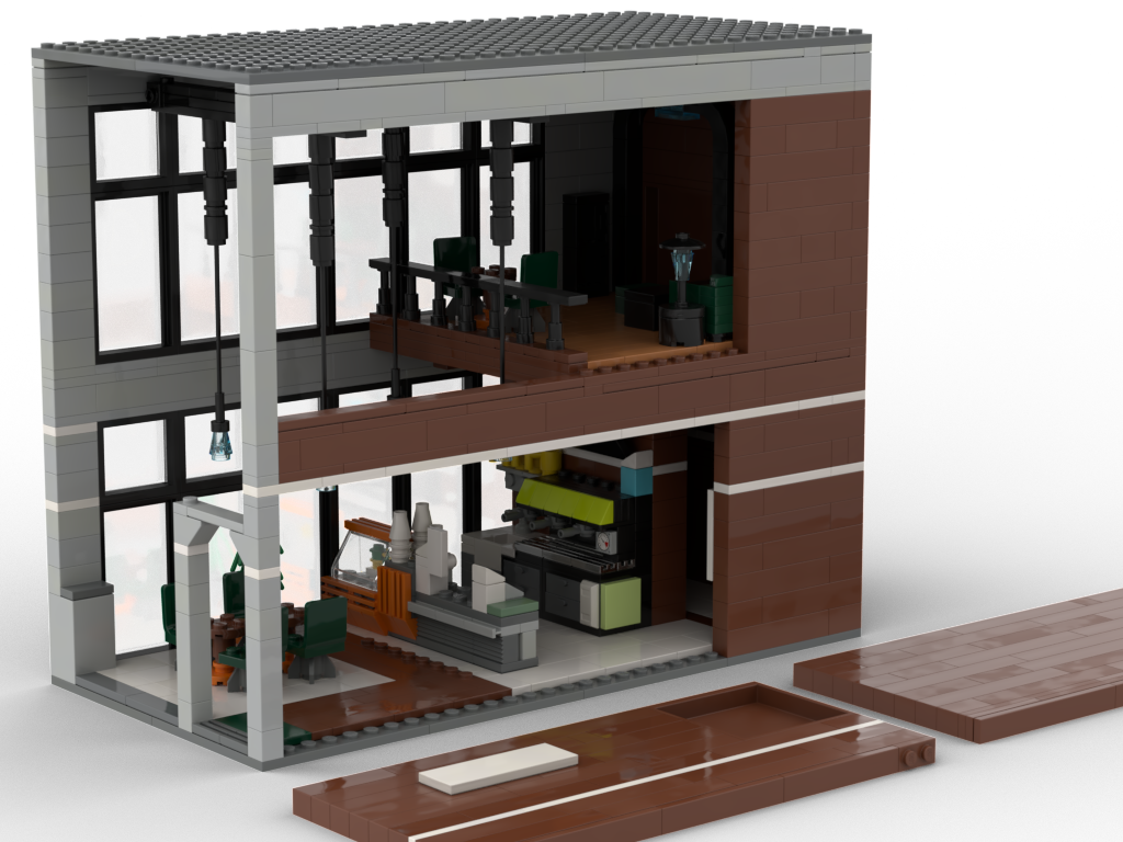 Lego Movie Coffee Chain Book Nook