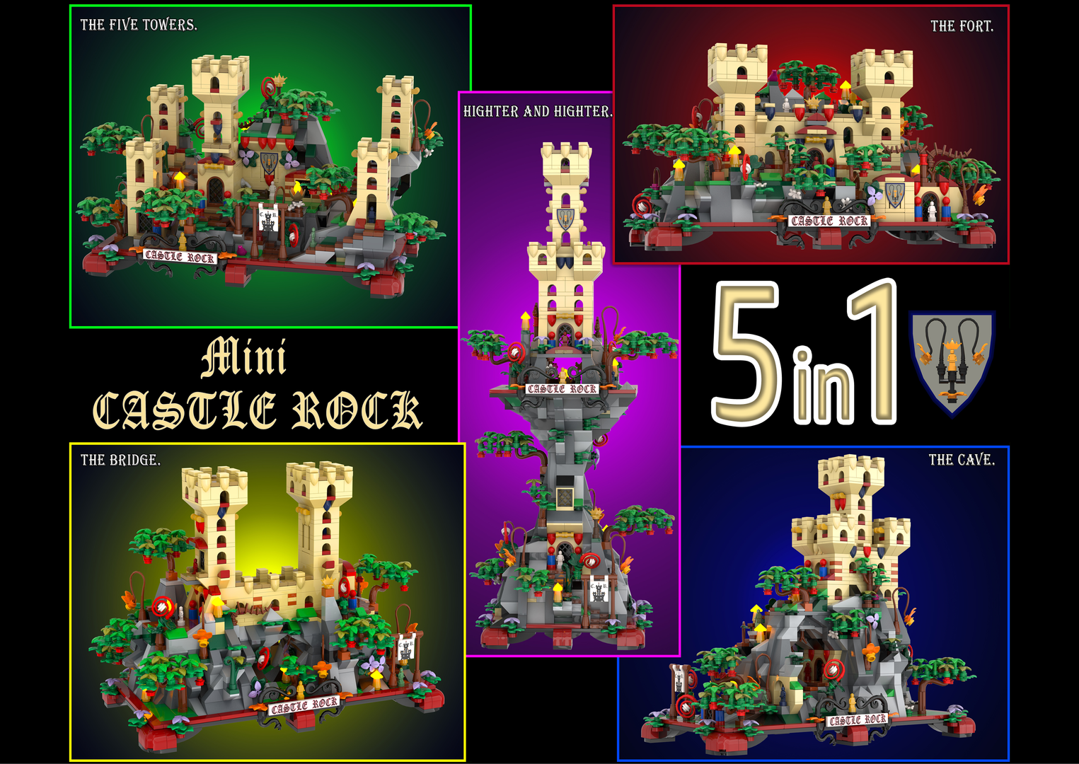 Mini CASTLE ROCK 5in1.