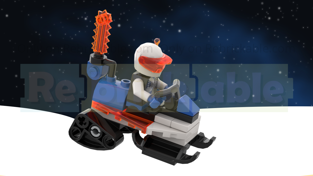 Ice Planet: Reimagined Snowmobile MOC