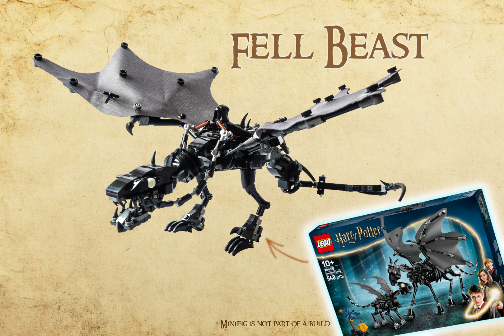 Fell Beast Nazgul LOTR Alt Build 76458 alternate build
