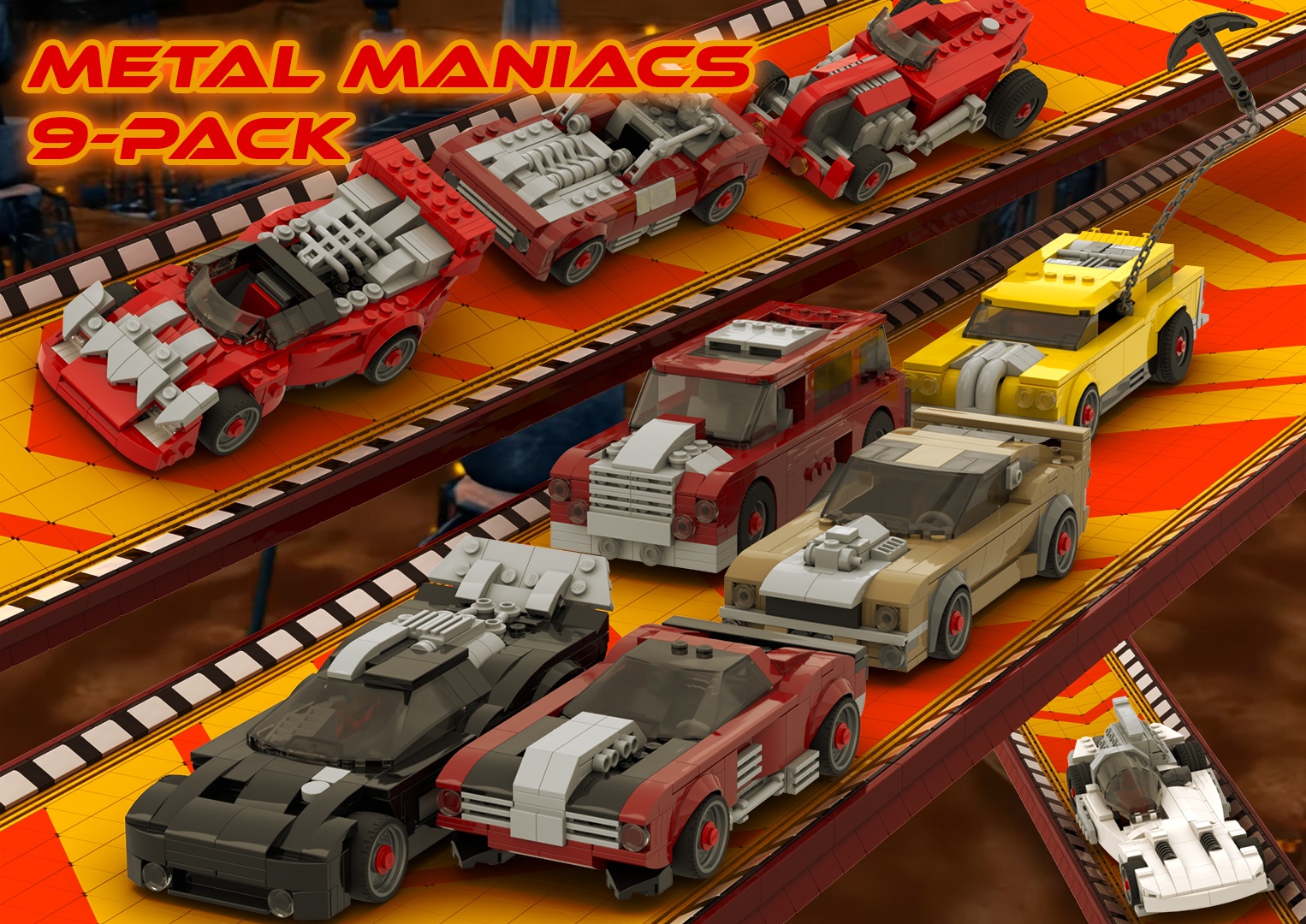 Metal Maniacs 9-Pack – Hot Wheels: Acceleracers
