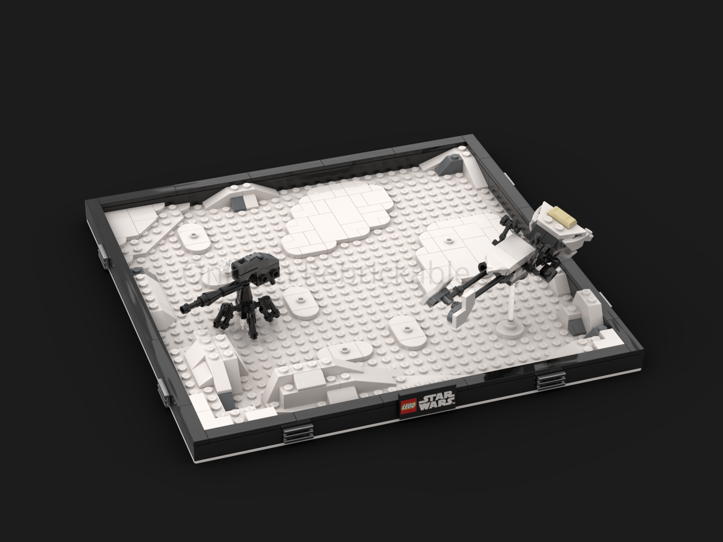 Display Base for Battle Diorama - Empire on Hoth