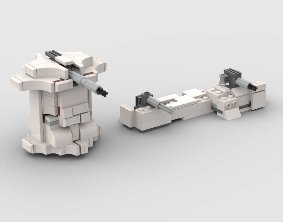 Hoth Trenchline Alt Build for Boarding the Tantive IV (75837)