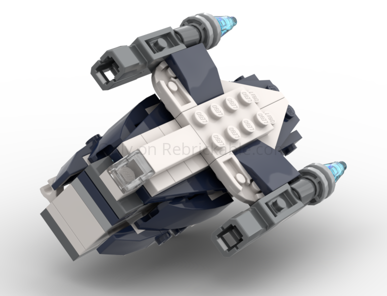 75400 Alt Build Plo Koon's Razor Crest