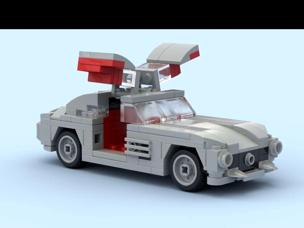 1954 Mercedes-Benz 300 SL Flügeltürer in minifig scale
